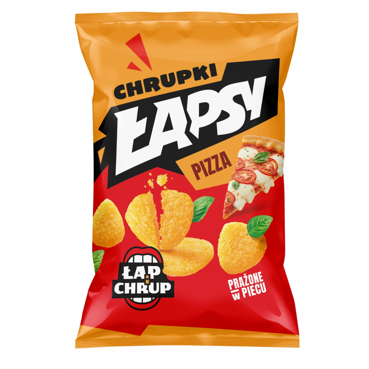 LAPSY CHRUPKI KUKURYDZIANE 150G O SMAKU PIZZY[16