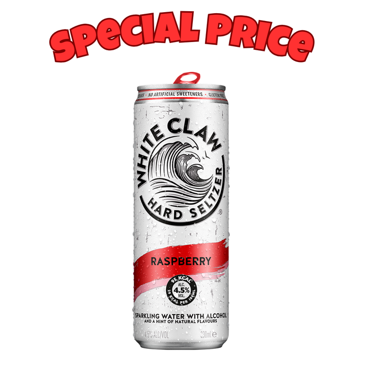 White Claw Hard Seltzer Raspberry 330ml