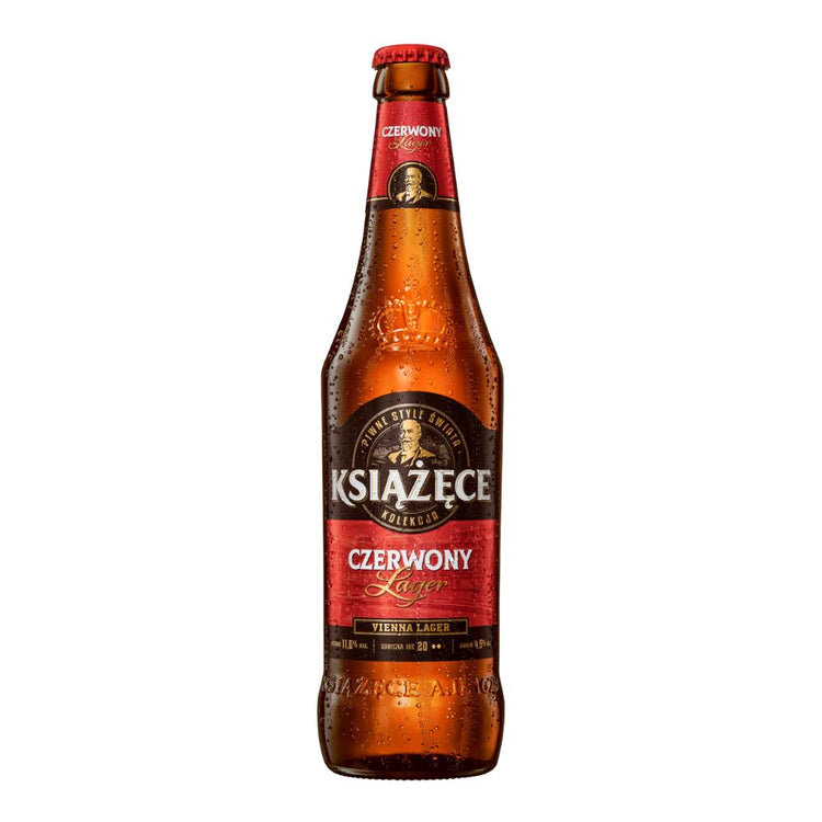 KSIAZECE CZERWONE LAGER 4,9% BUT. 500ml