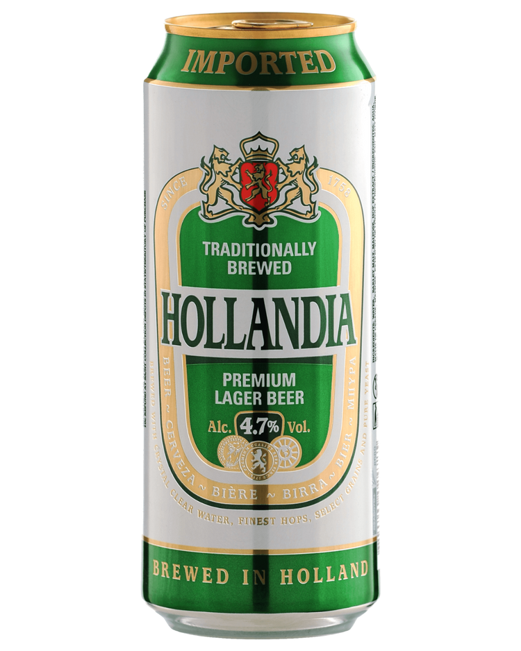 Hollandia 500ml dós 4.7%