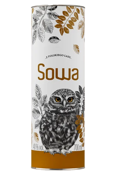 Wódka Golden 0,70l/40,0% SOWA Tuba