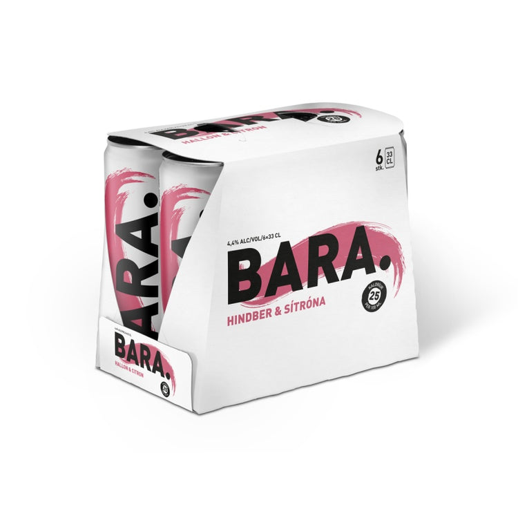 BARA Hindber og sítróna 0,33L