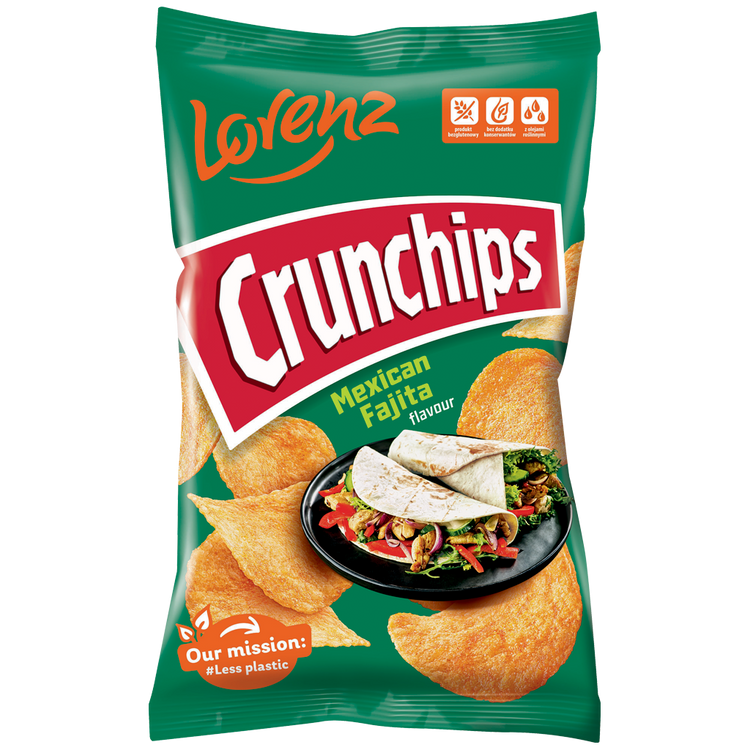 CRUNCHIPS CHIPSY 130G MEKSYKANSKA FAJITA