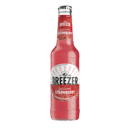 Breezer Strawberry 4% Flasku