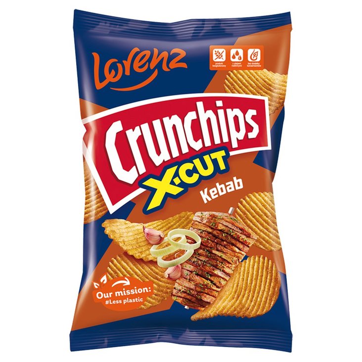 CRUNCHIPS CHIPSY 140G X-CUT KEBAB