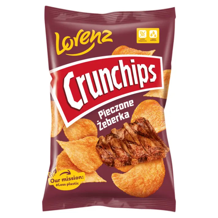 LORENZ CHIPSY CRUNCHIPS PIECZONE ZEBERKA 140G