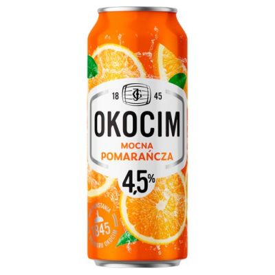 OKOCIM RADLER STRONG ORANGE 4.5% CAN