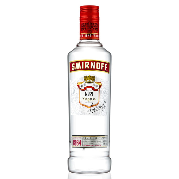 Smirnoff Red 37,5% 500 ml. gler