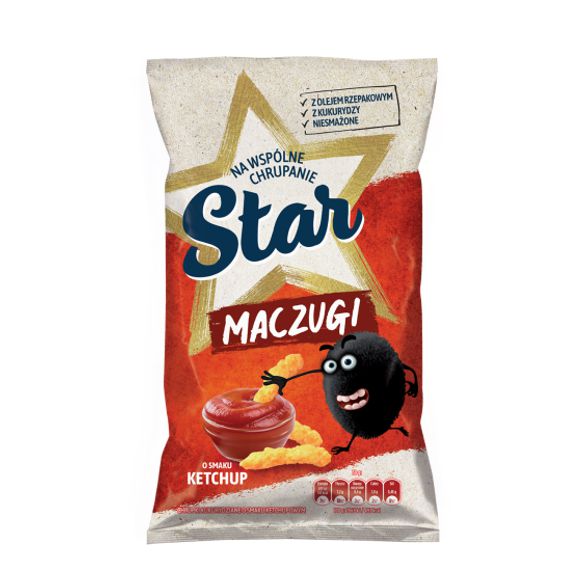 STAR FOODS CHIPS MACZUGI KETCHUP 80G