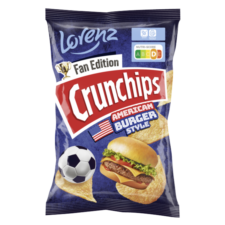 LORENZ CRUNCHIPS CHIPSY 130G AMERYKANSKI BURGER