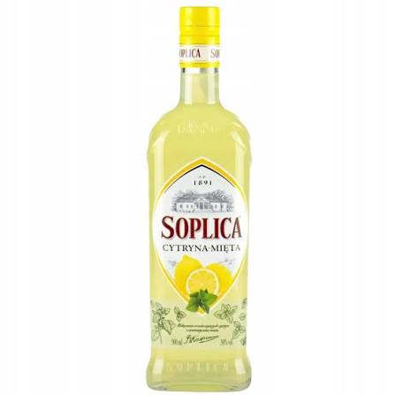 SOPLICA CYTRYNA - MIĘTA 0.5L 25%