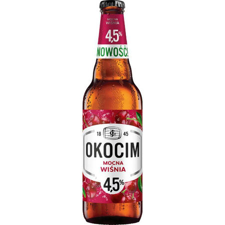 OKOCIM 4,5% MOCNA WIŚNIA BUT 500ml