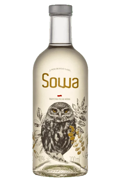 Wódka Golden 0,70l/40,0% SOWA Tuba
