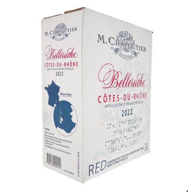 M.Chapoutier Belleruche, 3L (Special offer – damaged outer packaging)